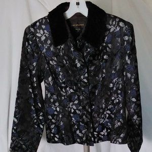 Scott McClintock Jacket / Blazer Vintage Black with Accents, Size 12